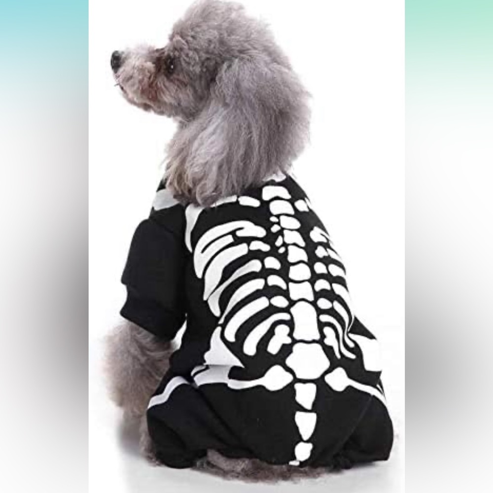 LARGE - NEW Cute dog skeleton costume!
